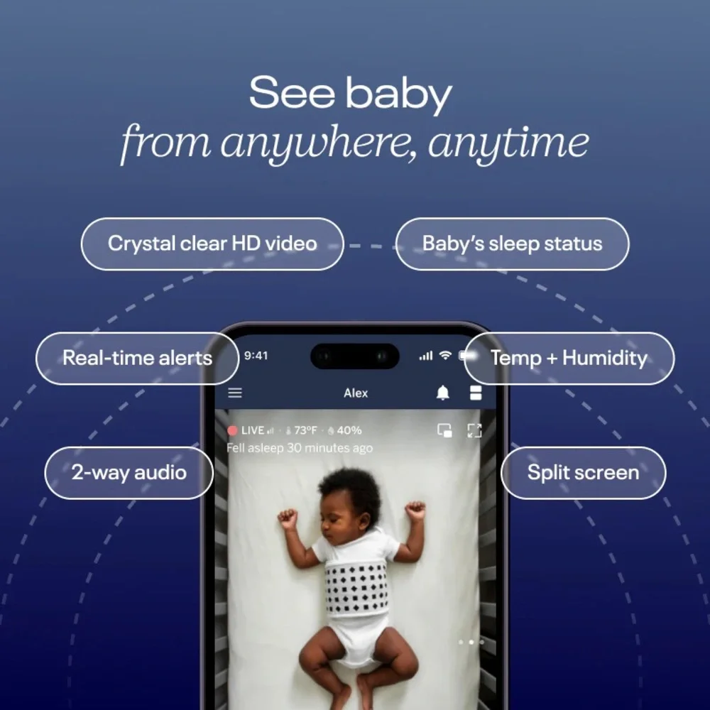 Nanit Pro Baby Monitor & Wall Mount
